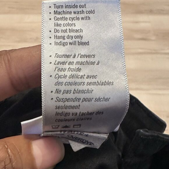 PAIGE Women 25 Jeans Verdugo Ankle Stretch Denim Pants Slim Black - Picture 6 of 10